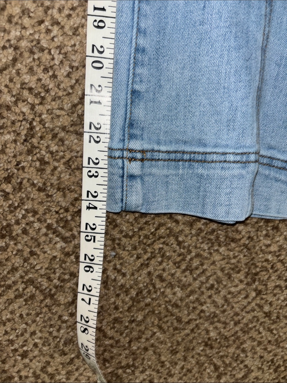 Boutique Mica High-Rise Light Blue Wide-Leg Jeans with Panel Seams 27 - Picture 5 of 6